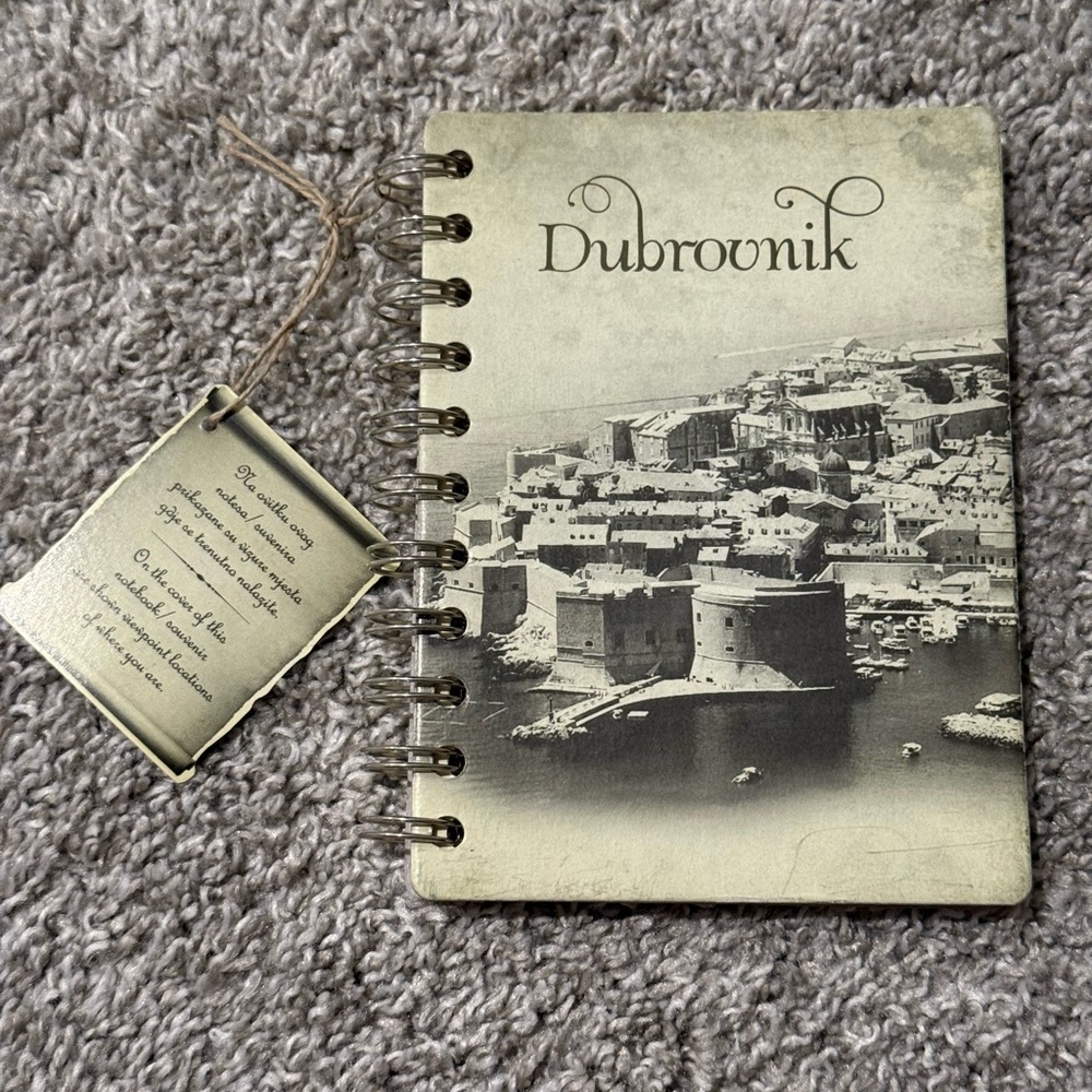 Dubrovnik Spiral Notebook